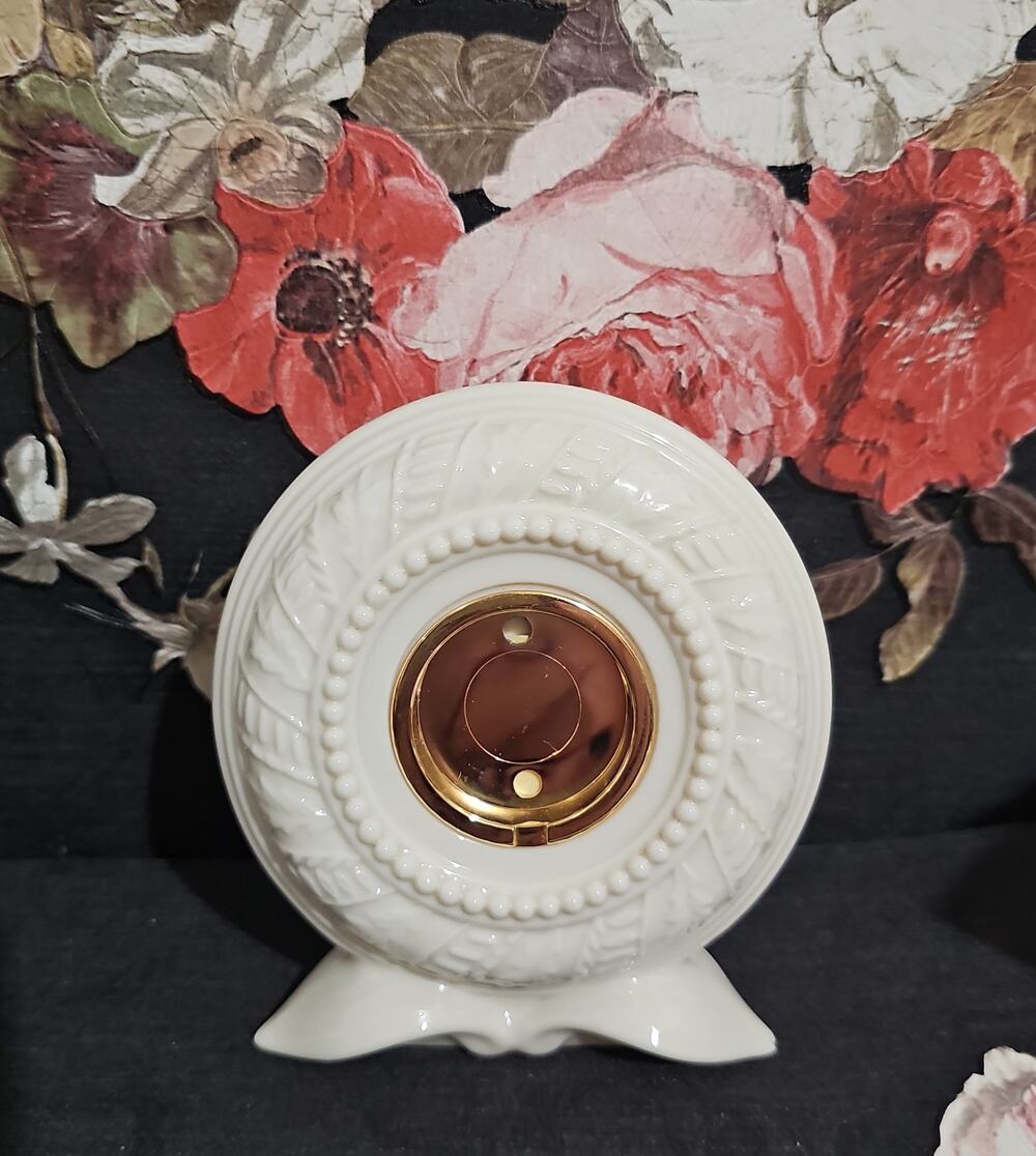 Lenox Mini Porcelain Picture Frame Coquette Cottage Made USA READ DESCRIPTION